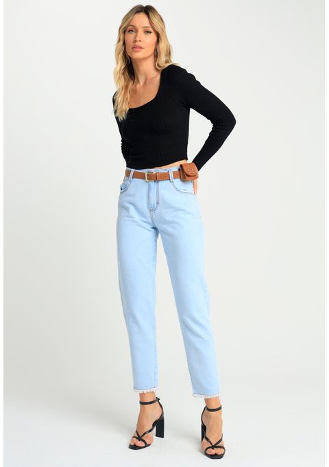 Calça Mom Bana Bana