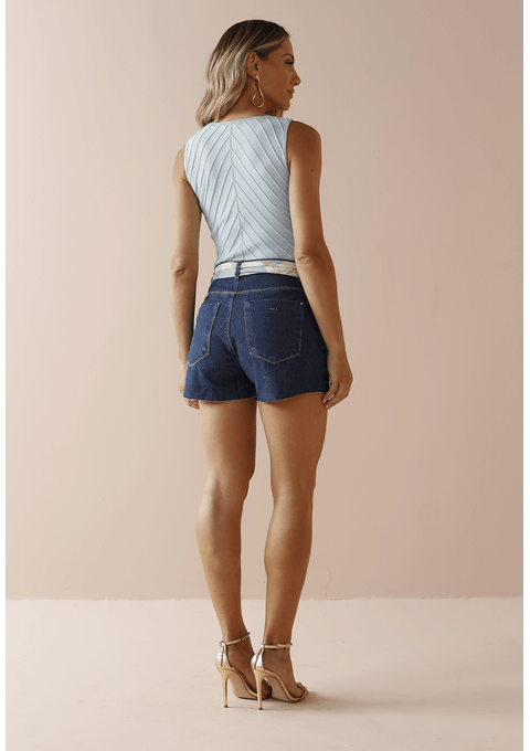 Shorts Amanda Com Lenço Bana Bana