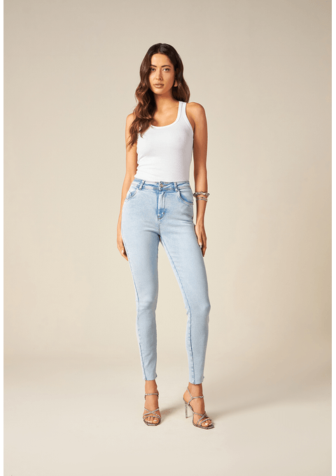 Calça Megan Com lavagem Clara Bana Bana