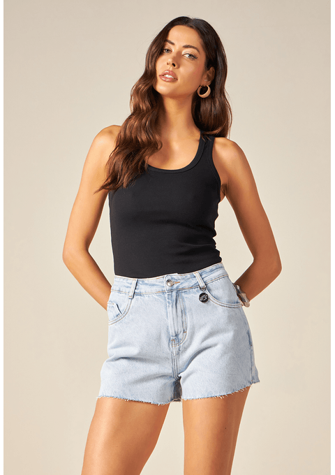 Shorts Amanda Hibrido Com Chaveiro Bana Bana