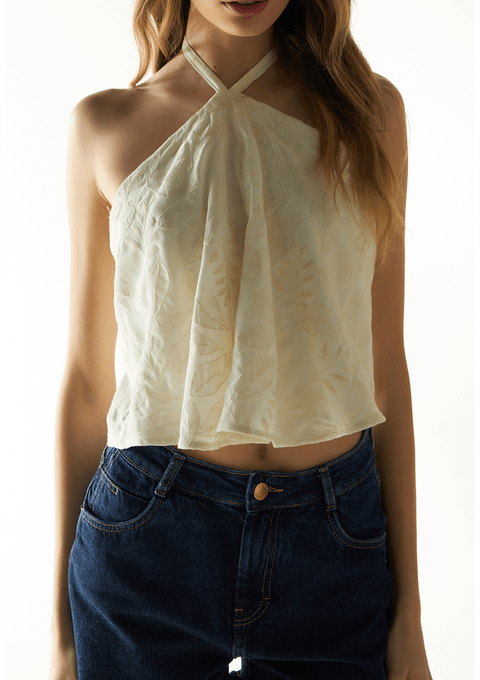 Cropped Liso Bana Bana