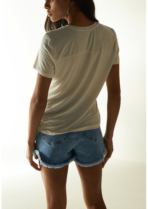 T-Shirt Estampada Localizada Bana Bana