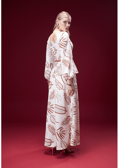 Vestido Longo Estampado