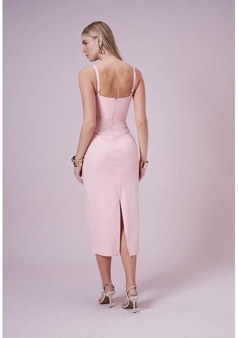 Vestido Midi Justo
