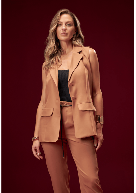 Calça Alfaiataria Com Cinto