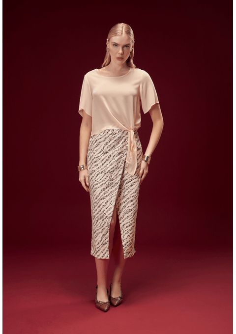 Blusa com Amarração Lateral