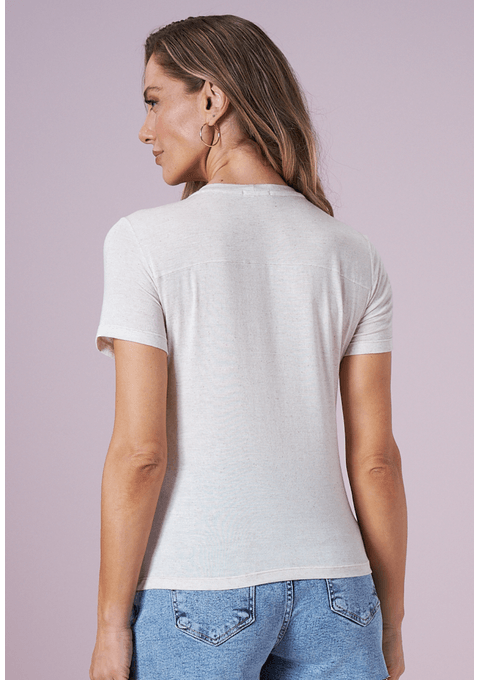 T-Shirt Com Estampa Floral
