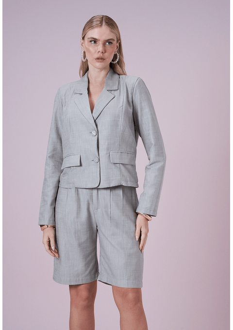 Blazer Curto De Alfaiataria