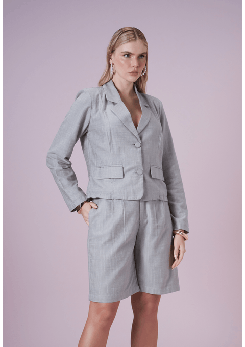 Blazer Curto De Alfaiataria