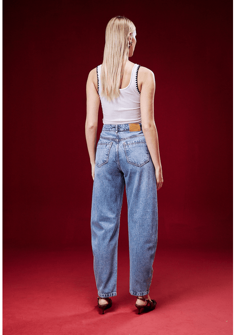 Calça Horseshoe com Lavagem Média