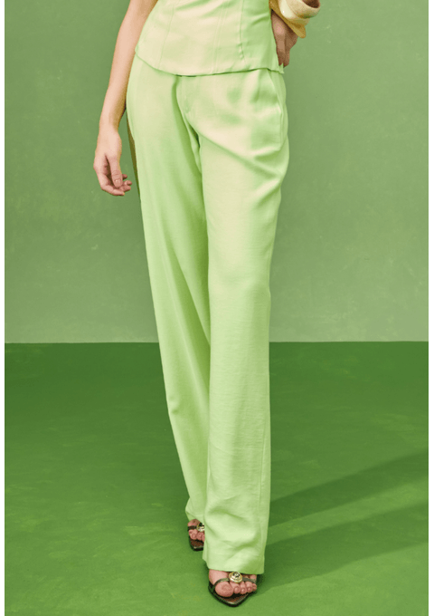 Calça Wide Leg de Alfaiataria