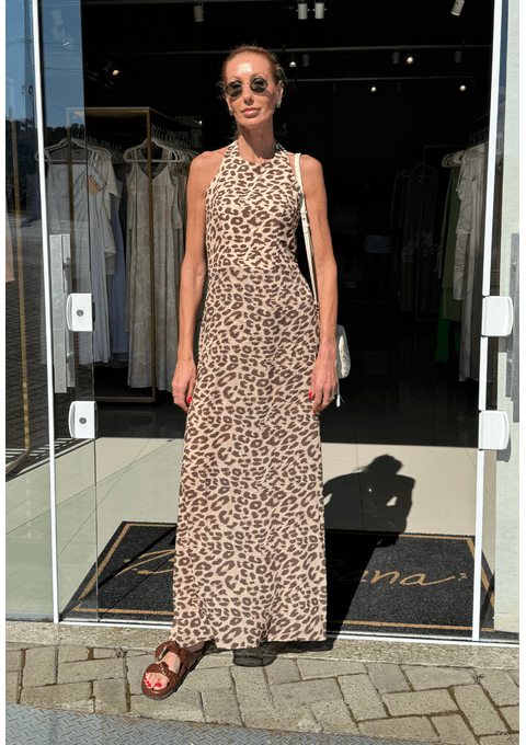 Vestido Longo Estampado