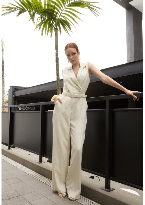 Macacão Com Cinto Bana Bana