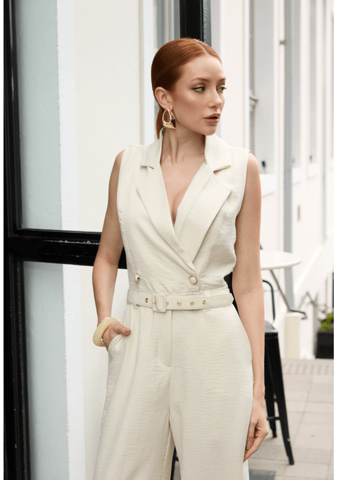 Macacão Com Cinto Bana Bana