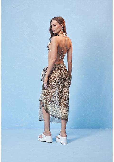 Lenço Médio com Estampa