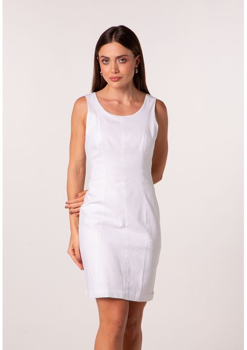Vestido Curto Liso