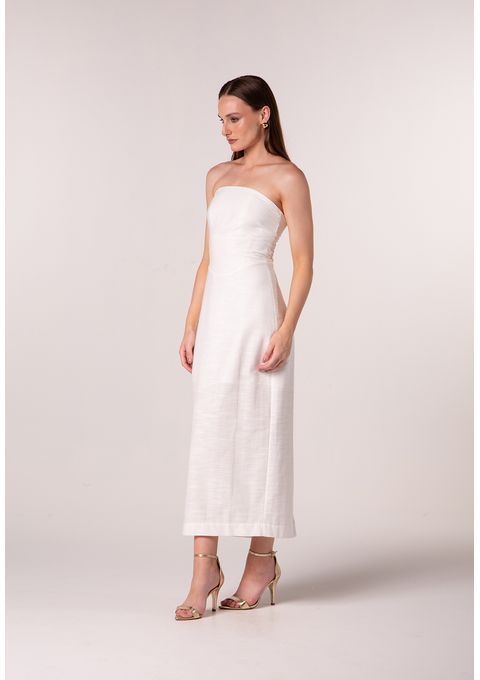 Vestido Midi Tomara que Caia