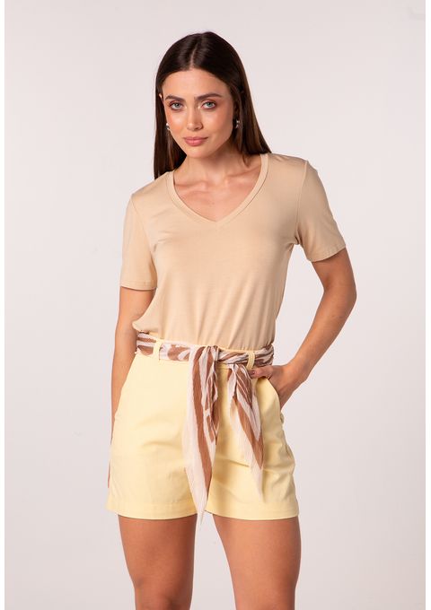 T-shirt Básica Decote V