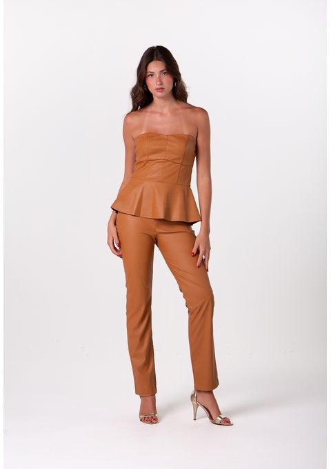 Blusa PU Tomara que Caia