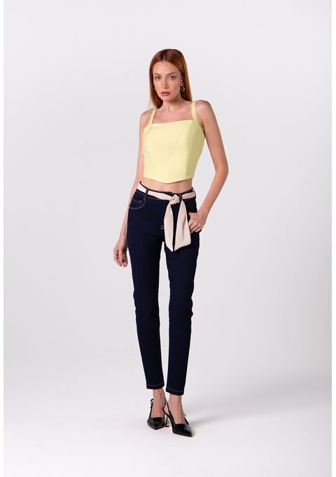 Calça Megan Skinny com Lenço