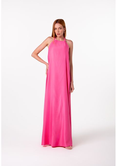 Vestido Longo Frente Única Bana Bana