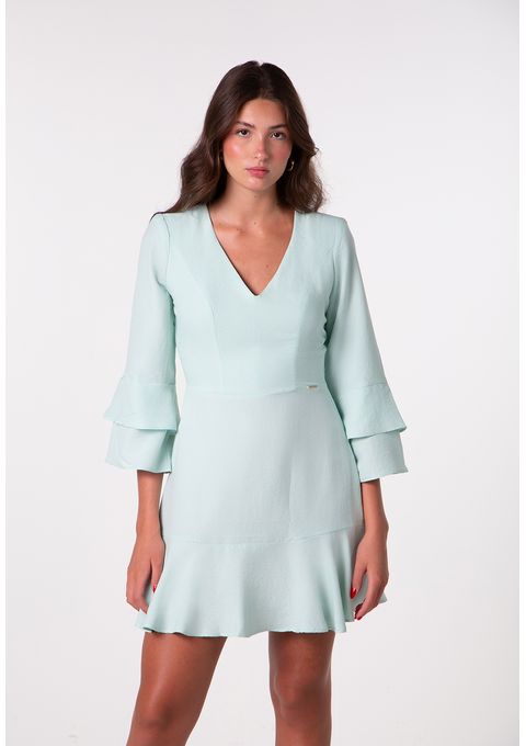 Vestido Liso Curto Bana Bana