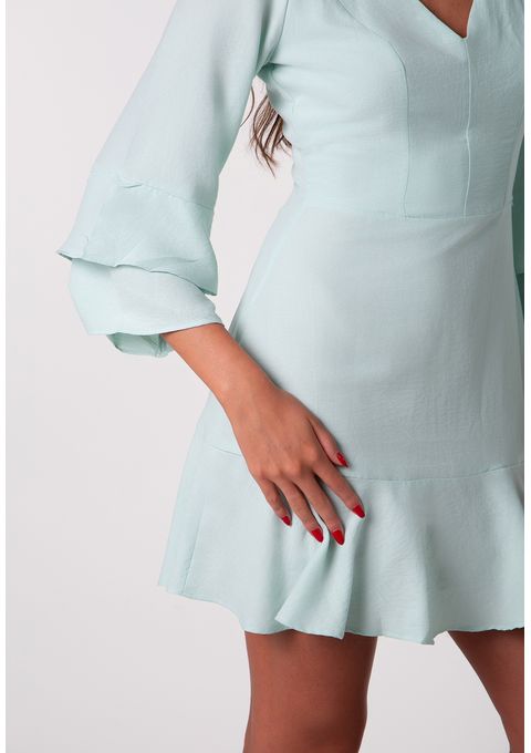 Vestido Liso Curto Bana Bana